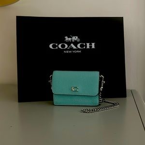 Coach Mini Wallet on a Chain